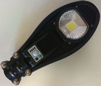 Latarnia uliczna solarna z modułem led cob 50W+pilot+czujnik ruchu.