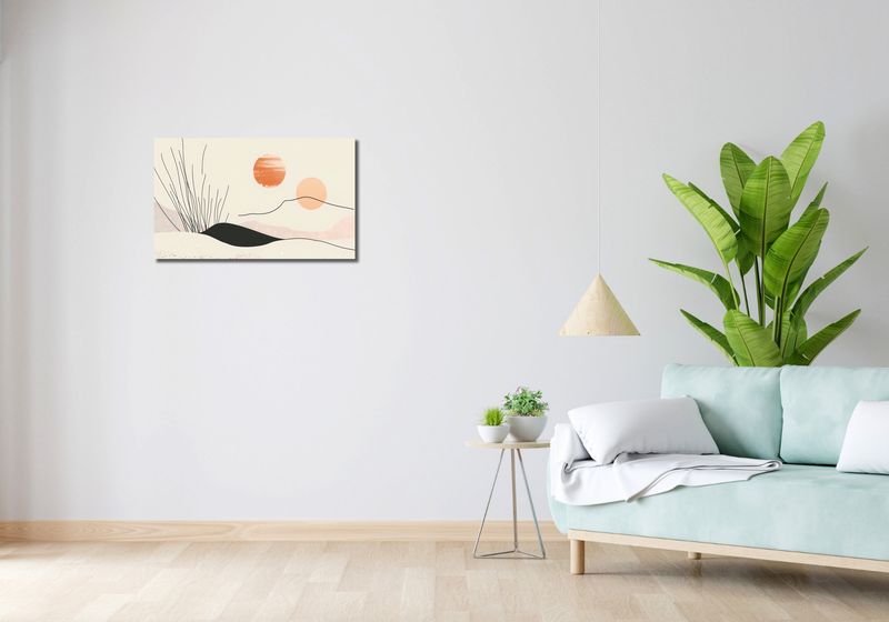 Obraz 70x40cm Miękkie Wzgórze zdjęcie 2