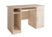 Biurko 1- Drzwiowe z Szufladą 1D1SZ 120 cm Dąb Sonoma MAXIM MX - 4 Kolory