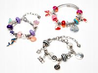 ZESTAW DO ROBIENIA BRANSOLETEK BIŻUTERI NASZYJNIK KORALIKI CHARMS ZAWIESZKI