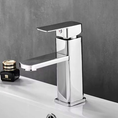 Bateria stojąca VETTÄ umywalkowa kran do umywalki zlewu chromowa niska na Arena.pl