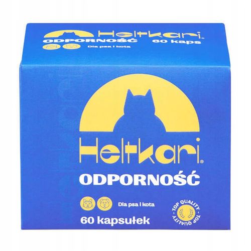 Heltkari NA ODPORNOŚĆ SUPLEMENT DLA PSÓW I KOTÓW ZDROWIE WITALNOŚĆ 60 kaps na Arena.pl