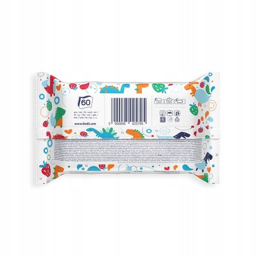 10x Papier nawilżany Kindii fun 60 szt. na Arena.pl