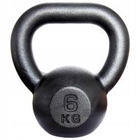 Kettlebell żeliwny odważnik kula kettle hantla 6kg