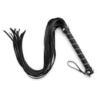 bicz z frędzlami easy line toyz4lovers czarny 50 cm