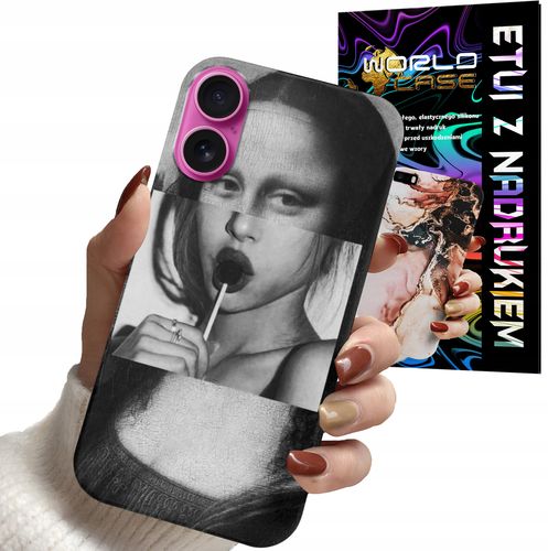 ETUI CASE DO IPHONE 16 PLUS - MONA LISA WZORY DLA KOBIET PLECKI OBUDOWA na Arena.pl