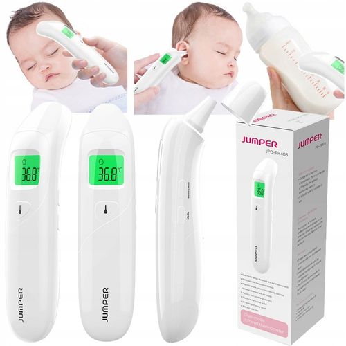MEDYCZNY termometr bezdotykowy podczerwień do ucha czoła JUMPER JPD-FR403 na Arena.pl