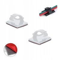 UCHWYT PRZEWODU SAMOPRZYLEPNY biały 3M 2 sztuki