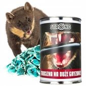 NAJMOCNIEJSZA TRUCIZNA NA DUŻE GRYZONIE ŚRODEK TRUTKA SASZETKI PASTA