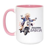 Duży Biało-Różowy 450 ml