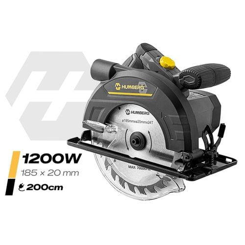 Pilarka tarczowa do drewna 1200 W Humberg HM-420 piła z prowadnicą odsysanie pyłu na Arena.pl