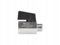 zawór kulowy mini gw.zew- wewn. 1/4"g mos. chr