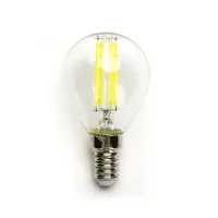Żarówka LED Filament G45 E14 6W 660lm zimna energoszczędna do biura