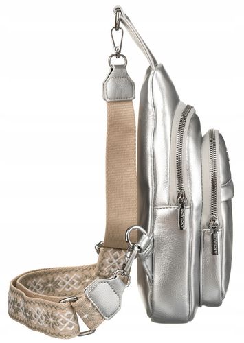 saszetka damska-mini plecak ze skóry ekologicznej - rovicky na Arena.pl