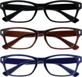 Okulary do czytania La Société RRR77 +1.0 unisex zestaw 3 szt.