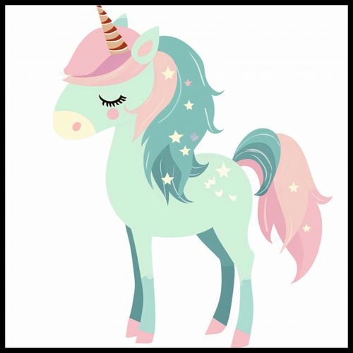 Plakat 100x100cm Jednorożec Marzeń na Arena.pl