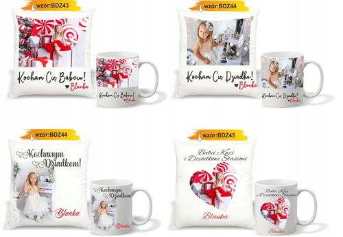 FOTO PODUSZKA KUBEK prezent na DZIEŃ BABCI DZIADKA na Arena.pl