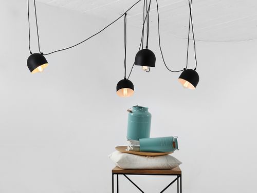 Lampa wisząca POPO 4 – czarny na Arena.pl