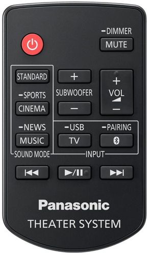 Soundbar Panasonic SC-HTB490EGK 2.1 320 W czarny na Arena.pl