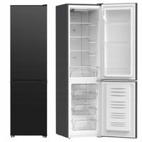 Lodówka No Frost 175cm 225L Smith&Brown SFBF-532-BE3 Czarna WĄSKA