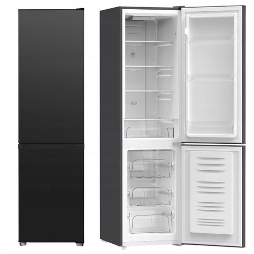 Lodówka No Frost 175cm 225L Smith&Brown SFBF-532-BE3 Czarna WĄSKA na Arena.pl