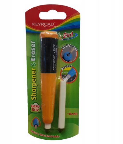 Temperówka Plast. Z Gumką Uchwyt Na Ołówek Wkład 8 na Arena.pl