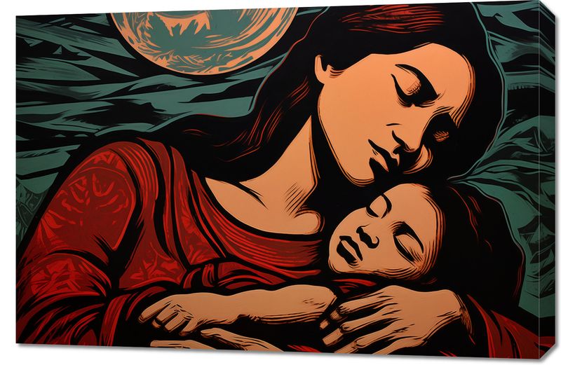 Obraz 90x60cm Matczyne Więzi zdjęcie 1