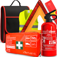 ZESTAW PIERWSZEJ POMOCY W TORBIE APTECZKA TRÓJKĄT GAŚNICA KAMIZELKA TORBA