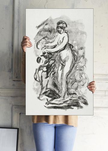 Femme au cep de vigne, premiére variante, Pierre-Auguste Renoir - plakat 59,4x84,1 cm na Arena.pl