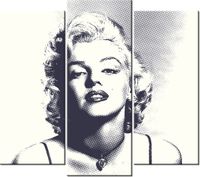 90 80CM OBRAZ T3 ELEM MARILYN MONROE DRUK ŚCIENNY