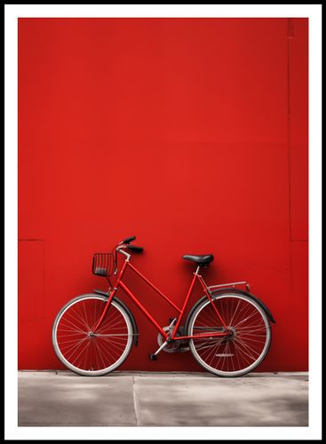 Plakat 67,5x95cm Czerwony Rower na Arena.pl