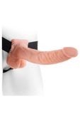 FETISH FANTASY SERIES 9 INCH HOLLOW STRAP-ON WITH BALLS LIGHT