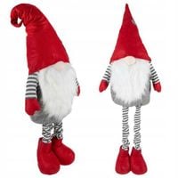 Skrzat Krasnal Świąteczny Teleskopowy Duży Gnom Wysoki 105cm Regulowany XXL