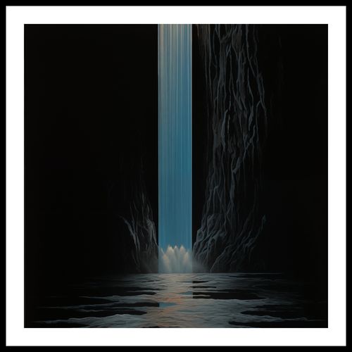 Plakat 50x50cm Wodospad Światła na Arena.pl