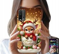 ETUI DO XIAOMI REDMI 9T - RENIFEREK SŁODKI RENIFER ŚWIĄTECZNE WZÓR
