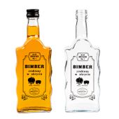 BUTELKA FALA 500 ml z zakrętką i nadrukiem BECZKA