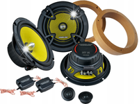 Głośniki samochodowe 165mm 3Ohm System zwrotnice - Ground Zero GZTC 165.2X