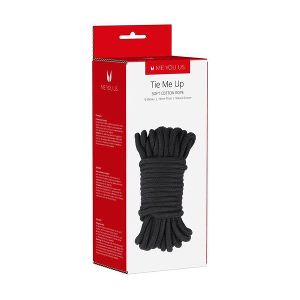 Me You Us Tie Me Up Rope Black 10M zdjęcie 3