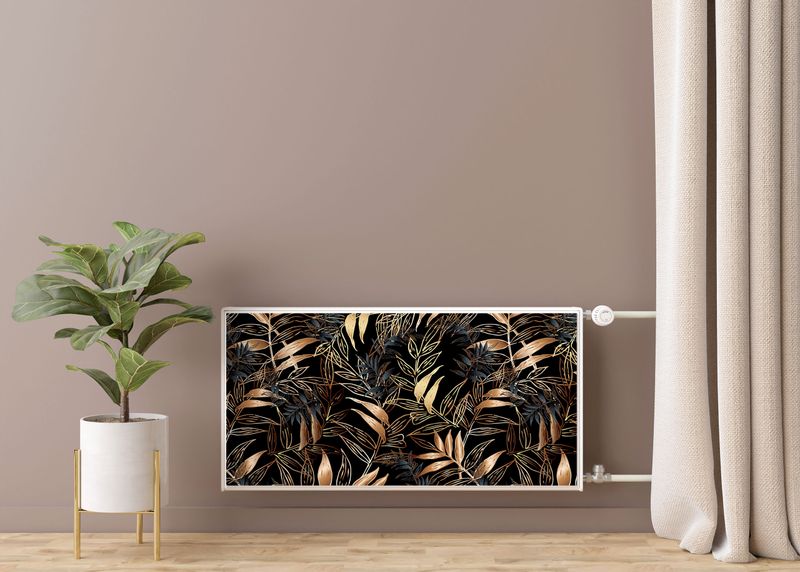 Mata MAGNETYCZNA Na Kaloryfer Liście Natura Styl Glamour 120cm x 60cm zdjęcie 7