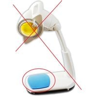 MATA (NIEBIESKA) + RZEPY DO BIOPTRON PRO 1