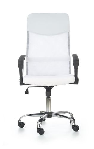 Fotel biurowy Spiner biały PU na Arena.pl