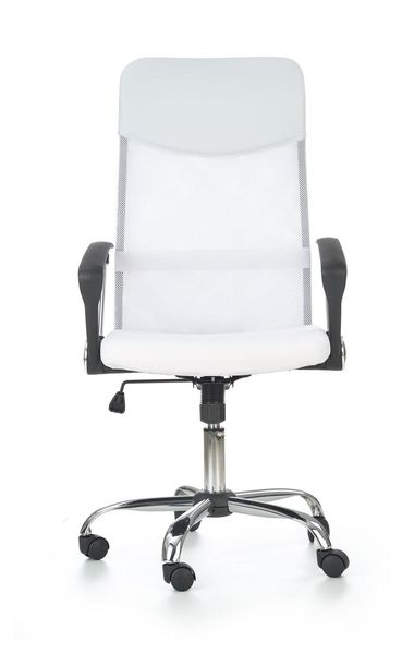 Fotel biurowy Spiner biały PU zdjęcie 4