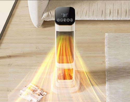 Grzejnik Wentylator podłogowy Farelka 2000W MOCNY TERMOWENTYLATOR 2W1 3D na Arena.pl