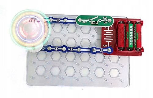 LABORATORIUM ELEKTRONIKI MAŁY ELEKTRONIK ZABAWA NAUKOWA - ZESTAW DLA DZIECI na Arena.pl