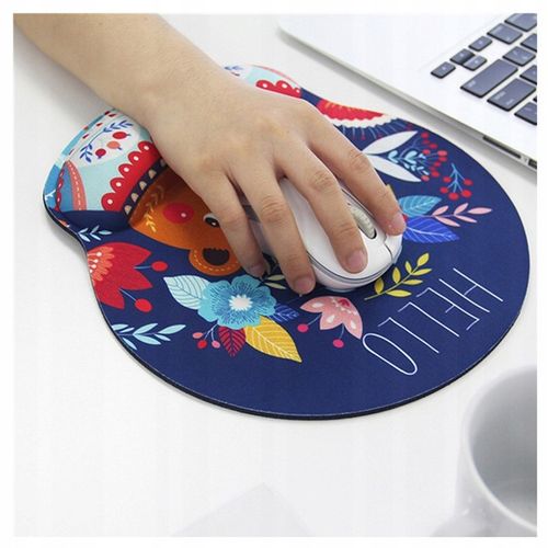 ŻELOWA PODKŁADKA POD MYSZ NADGARSTEK WYGODNA PRESENTY na Arena.pl