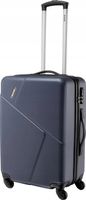 WALIZKA PODRÓŻNA NA KÓŁKACH TWARDA HI-TEC PORTO NAVY 60 L 63 x 45 x 26 cm