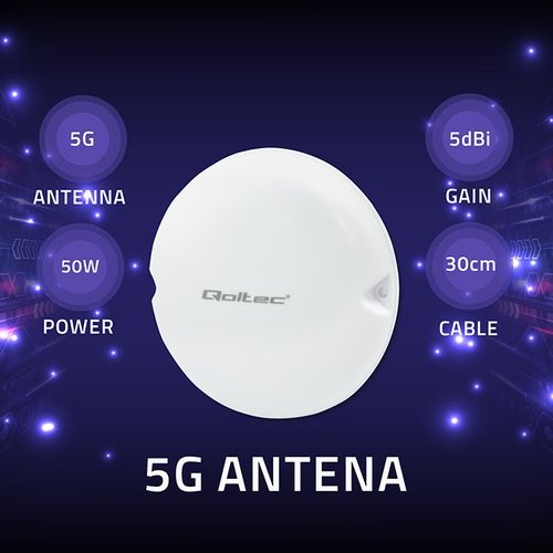 Qoltec Antena 5G LTE sufitowa 5dBi 50W Wewnętrzna na Arena.pl