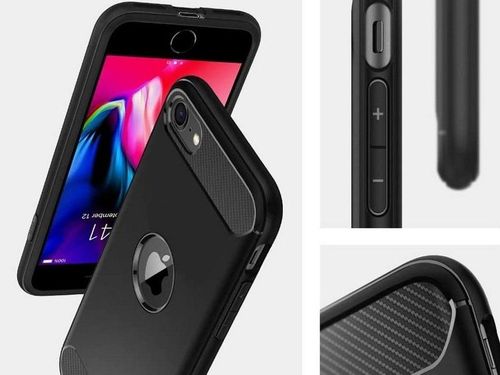 Etui Spigen Rugged Armor do Apple iPhone SE 2020 Matte Black na Arena.pl