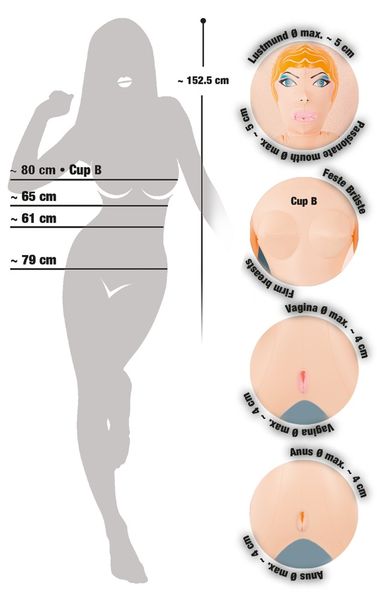 Lalka miłości „Storm” z 3 otworami zdjęcie 4