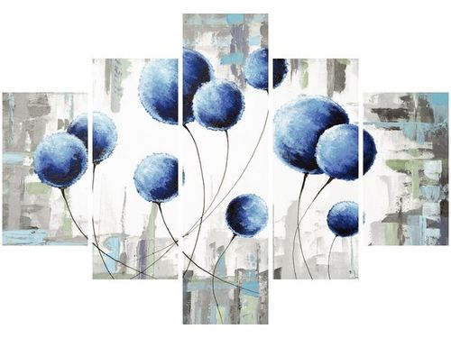70 100CM OBRAZ 5 ELEM ABSTRAKCYJNE DMUCHAWCE DRUK PŁÓTNO na Arena.pl